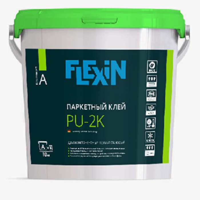 Изображение Паркетный клей двухкомпонентный FLEXIN PU-2K Полиуретан 10 кг