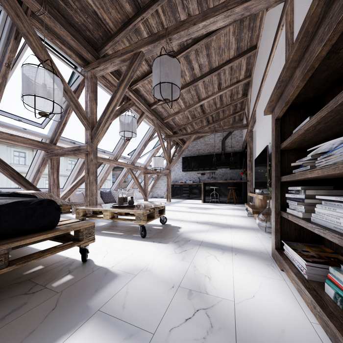 Кварцвиниловая плитка Planker LVT Exceed Гэлакси 5005 №4