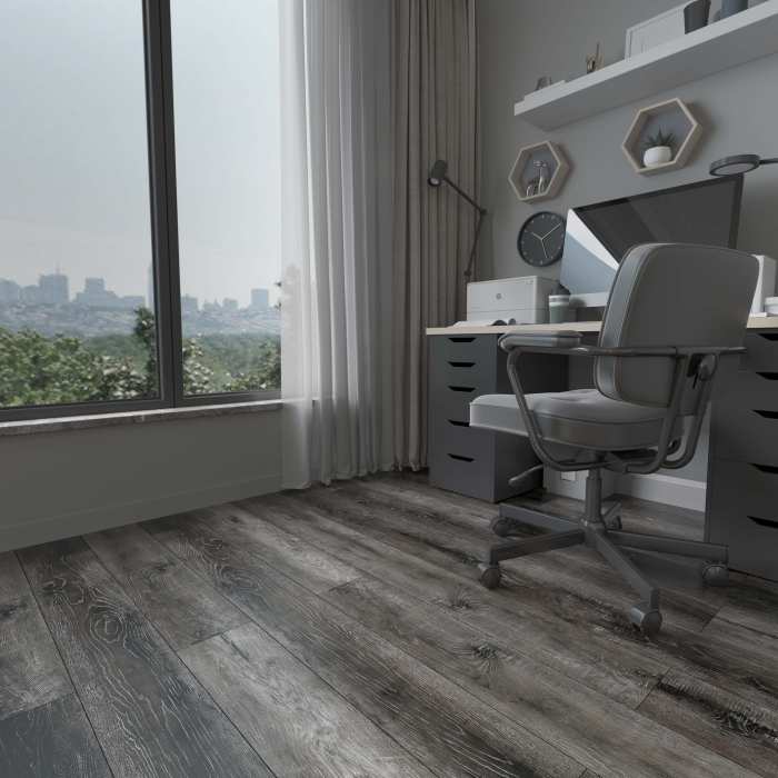 SPC ламинат Planker Rockwood Дуб Оникс 1001 №5