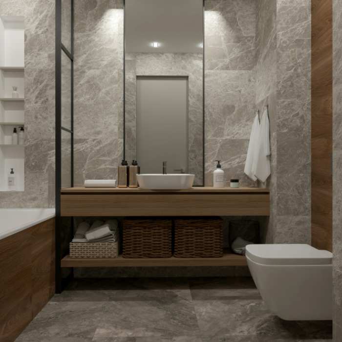 Керамогранит Primavera Mizar Dark Grey NR003 №5