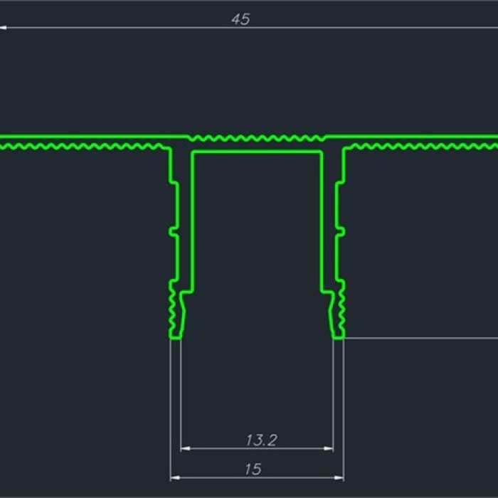 Декоративный стеновой профиль Pro Design 534 Коричневый №4