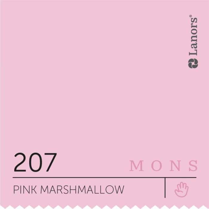 Изображение Краска Lanors Mons Kids Pink Marshmallow — Розовый Зефир Mons Exterior 5% Блеска