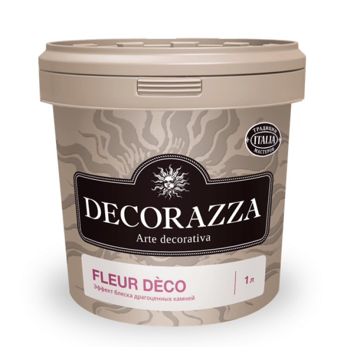 Изображение Декоративный Лак С эффектом Блеска Драгоценных Камней Decorazza Fleur Deco (ФЛЁР Деко) Diamante