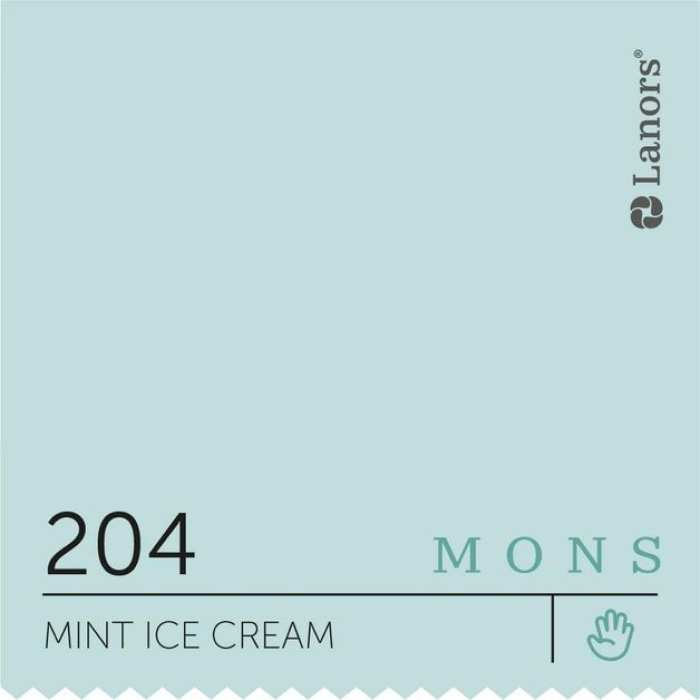 Изображение Краска Lanors Mons Kids Mint Ice Cream — Мятное Мороженое Mons Eggshell 7% Блеска