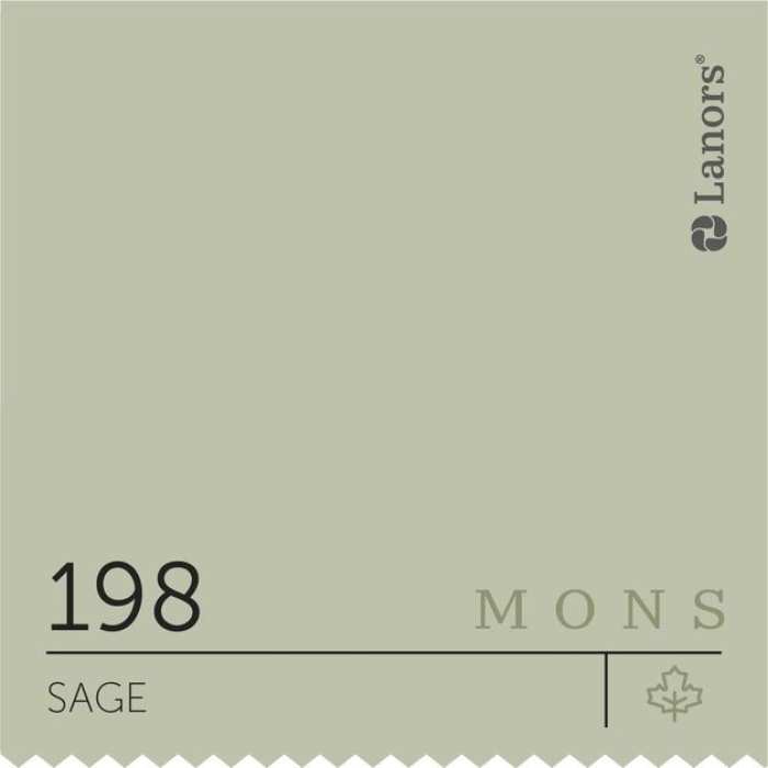 Изображение Краска Lanors mons Времена Года: Осень Sage — Шалфей Mons Eggshell 7% Блеска
