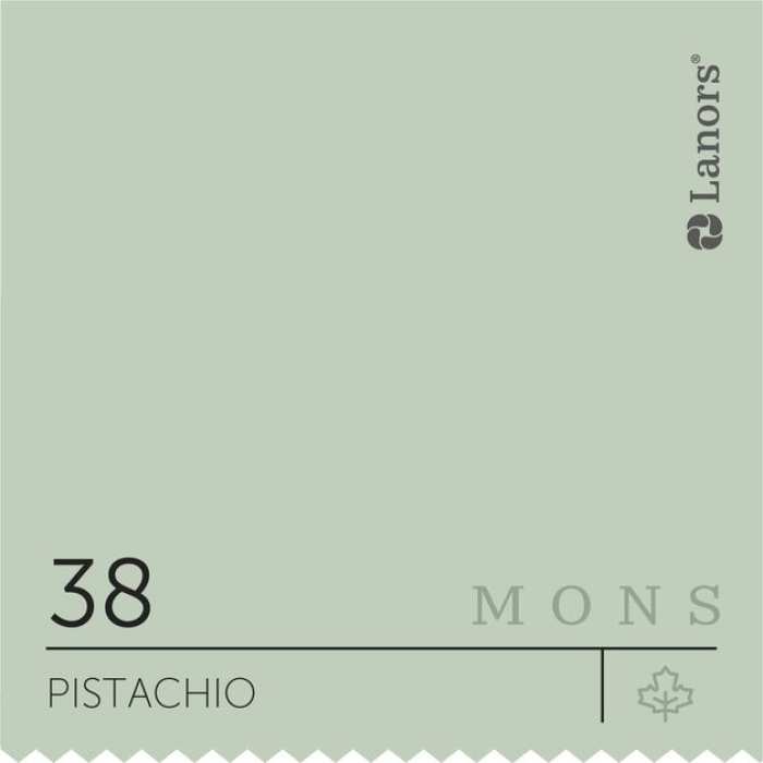 Изображение Краска Lanors mons Времена Года: Зима Pistachio — Фисташка Mons Interior 3% Блеска