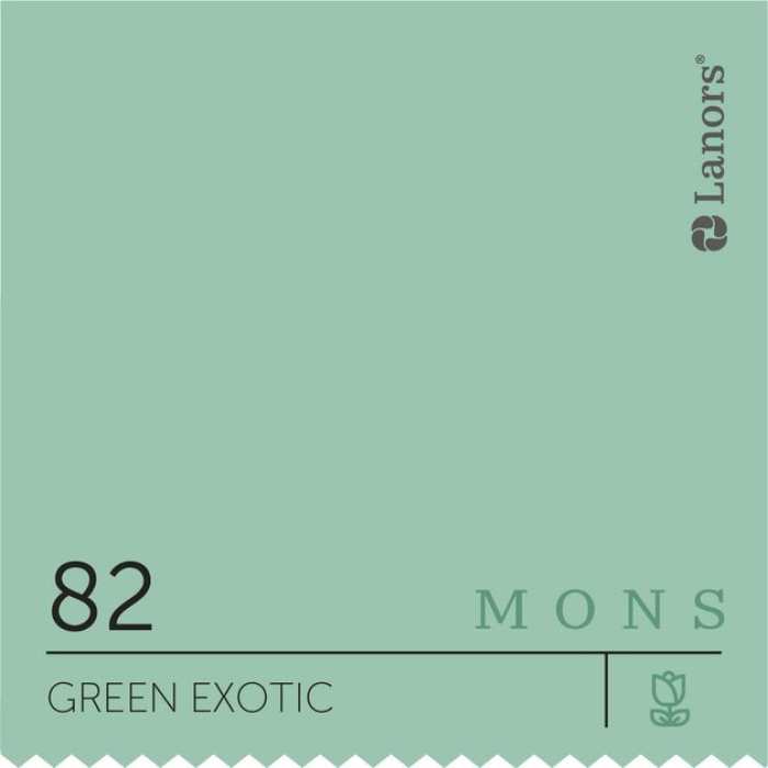 Изображение Краска Lanors mons Времена Года: Весна Green Exotic — Зеленая Экзотика Mons Interior 3% Блеска