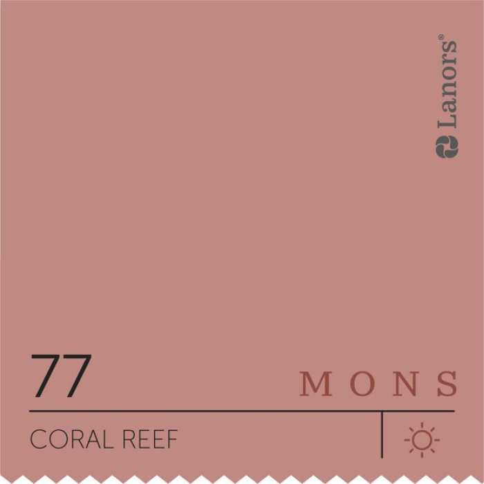 Изображение Краска Lanors mons Времена Года: Лето Coral Reef — Коралловый Риф Mons Satin 12% Блеска