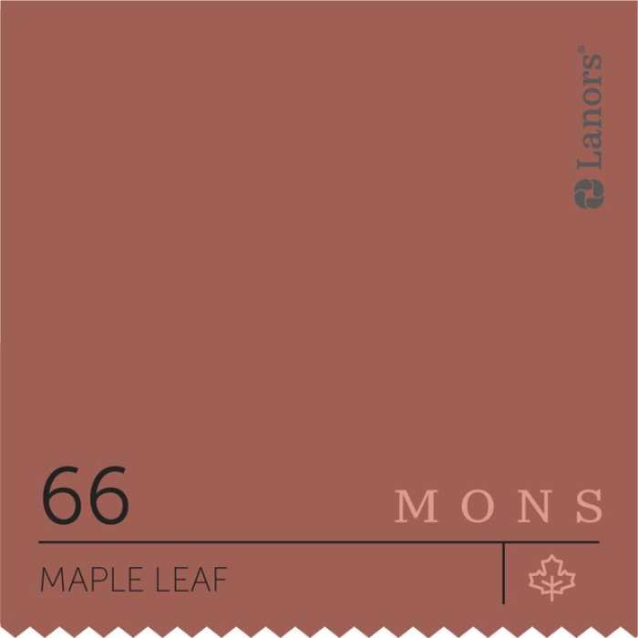 Изображение Краска Lanors mons Времена Года: Осень Maple Leaf — Кленовый Лист Mons Satin 12% Блеска