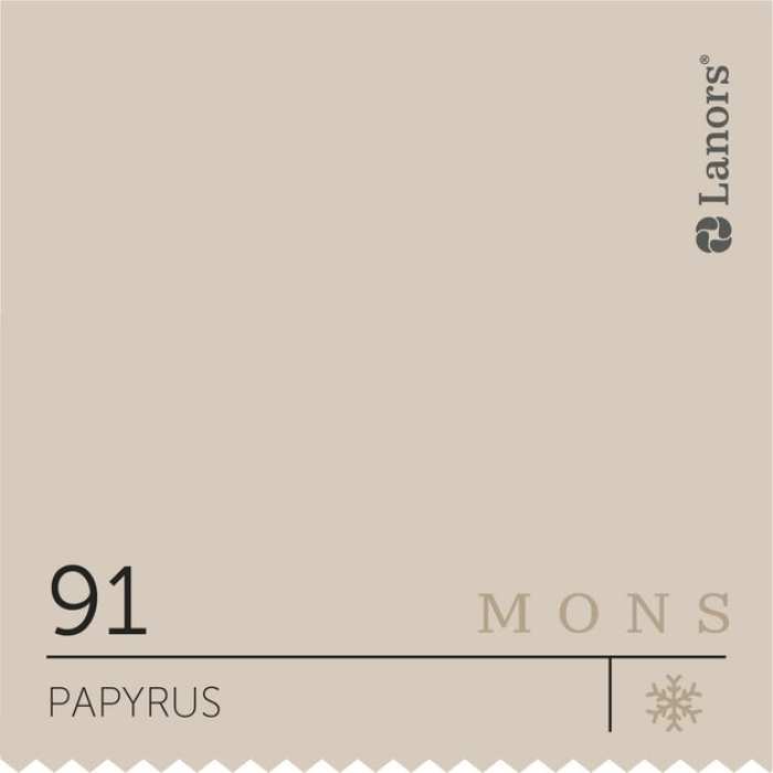 Изображение Краска Lanors mons Времена Года: Зима Papyrus — Папирус Mons Satin 12% Блеска