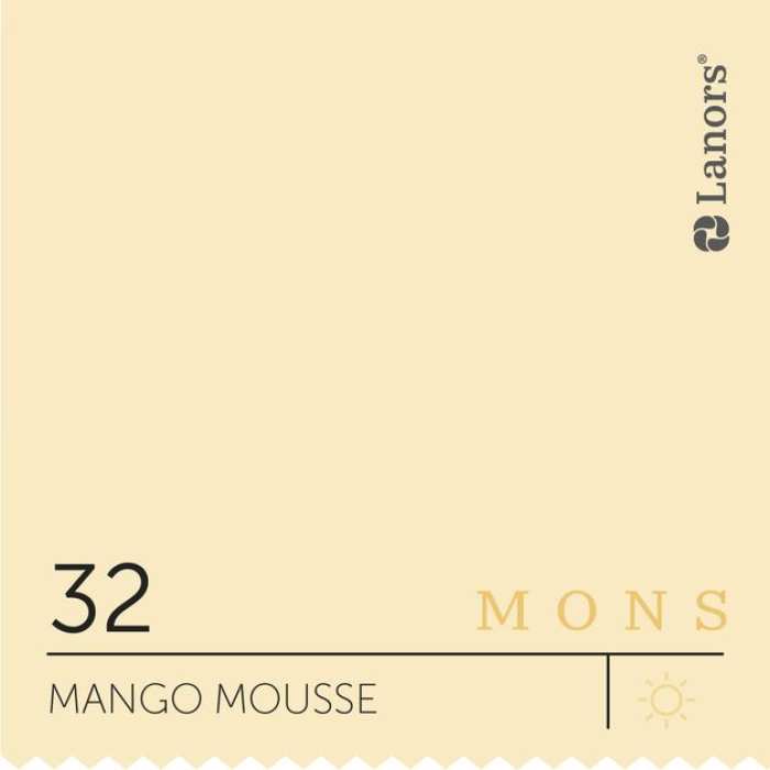 Изображение Краска Lanors mons Времена Года: Весна Mango Mousse — Манговый Мусс Mons Eggshell 7% Блеска