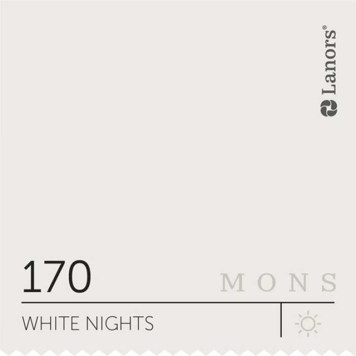 Изображение Краска Lanors mons Времена Года: Лето White Nights — Белые Ночи Mons Eggshell 7% Блеска