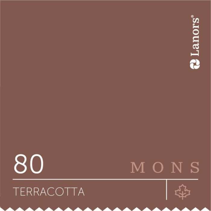 Изображение Краска Lanors mons Времена Года: Осень Terracotta — Терракота Mons Exterior 5% Блеска