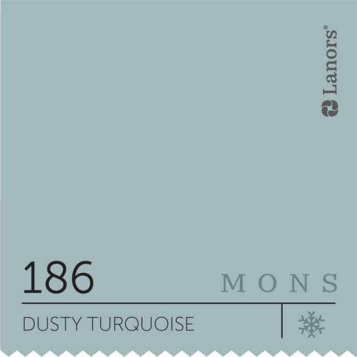 Изображение Краска Lanors mons Времена Года: Зима Dusty Turquoise — Пыльная Бирюза Mons Exterior 5% Блеска