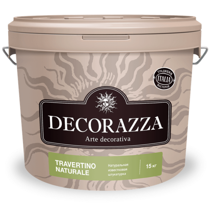 Изображение Натуральная Известковая Штукатурка Decorazza Travertino Naturale (ТРАВЕРТИНО Натурале) 5.6 л