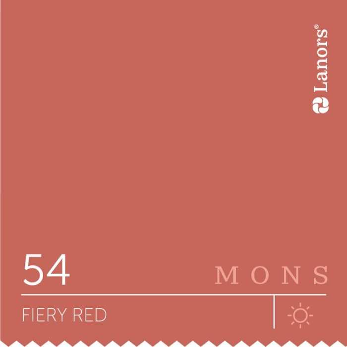 Изображение Краска Lanors mons Времена Года: Лето Fiery Red — Огненно Краный Mons Exterior 5% Блеска