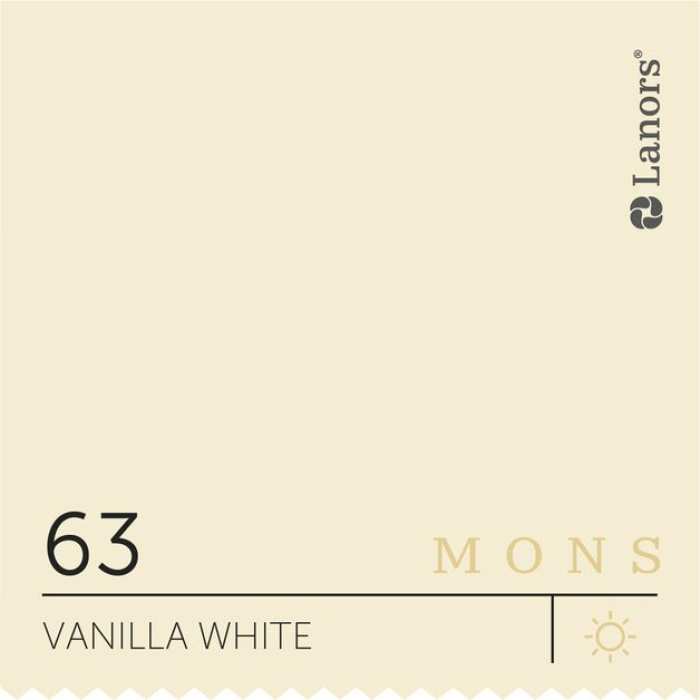 Изображение Краска Lanors mons Времена Года: Лето Vanilla White — Ванильный Белый Mons Interior 3% Блеска
