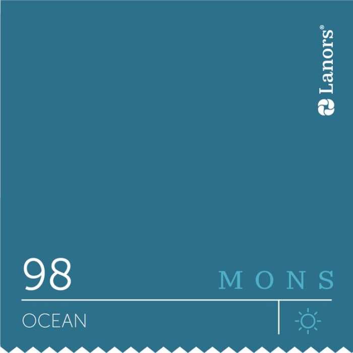 Изображение Краска Lanors mons Времена Года: Лето Ocean — Океан Mons Satin 12% Блеска