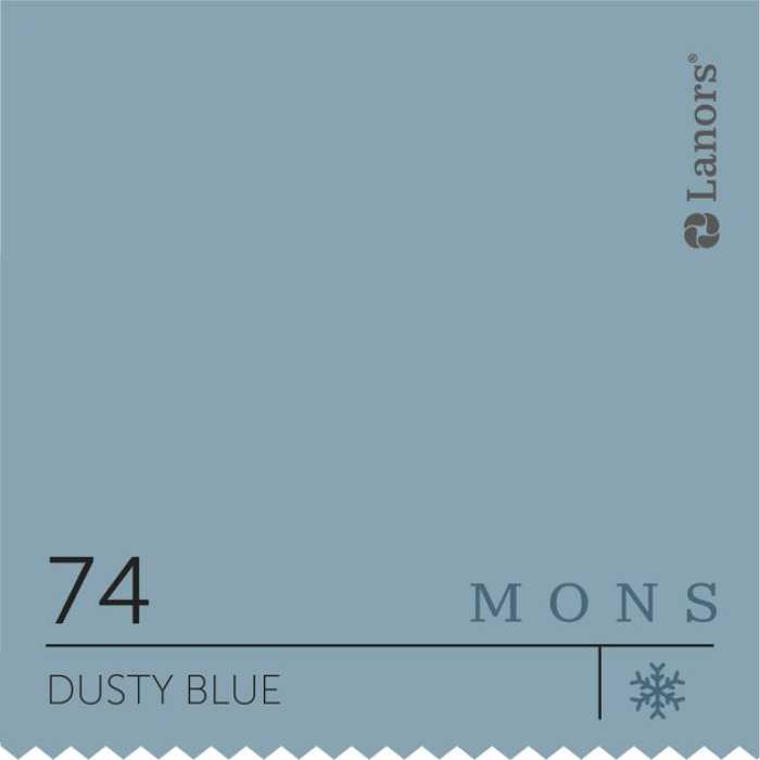 Изображение Краска Lanors mons Времена Года: Зима Dusty Blue — Пыльный Синий Mons Exterior 5% Блеска