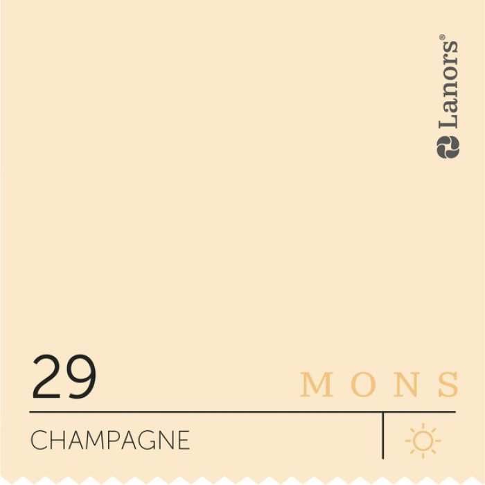 Изображение Краска Lanors mons Времена Года: Лето Champagne — Шампань Mons Eggshell 7% Блеска
