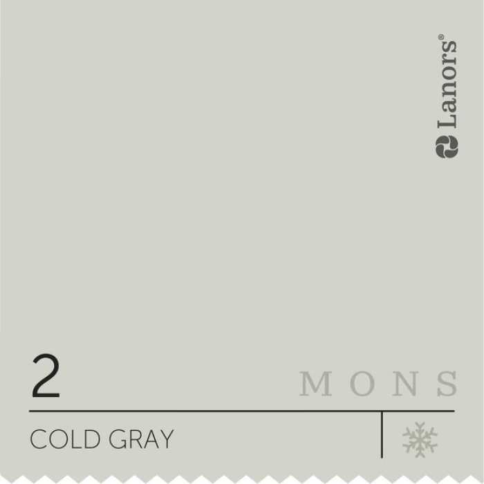 Изображение Краска Lanors mons Времена Года: Зима Cold Gray — Холодный Серый Mons Ceiling 2% Блеска