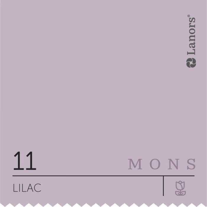 Изображение Краска Lanors mons Времена Года: Весна Lilac — Цвет Сирени Mons Satin 12% Блеска