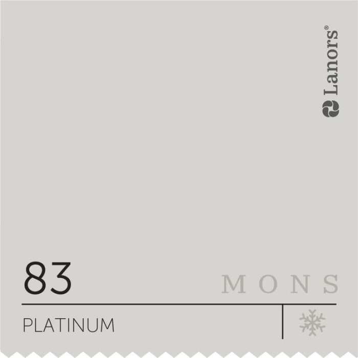 Изображение Краска Lanors mons Времена Года: Зима Platinum — Платина Mons Eggshell 7% Блеска