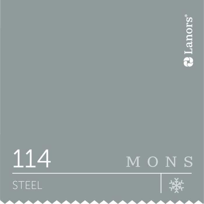 Изображение Краска Lanors mons Времена Года: Зима Steel — Стальной Mons Satin 12% Блеска