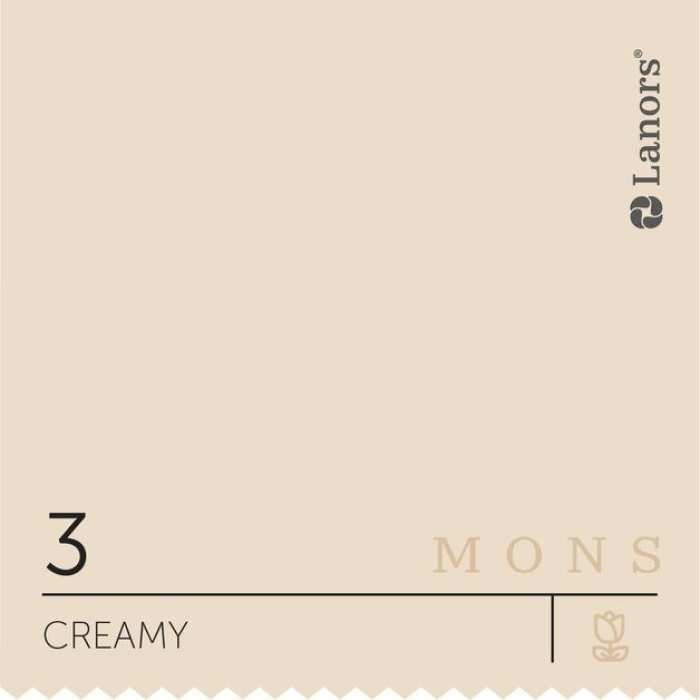 Изображение Краска Lanors mons Времена Года: Весна Creamy — Сливочный Mons Exterior 5% Блеска