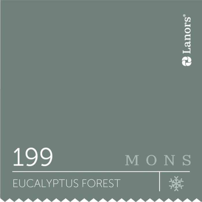 Изображение Краска Lanors mons Времена Года: Зима Eucalyptus Forest — Эвкалиптовый Лес Mons Satin 12% Блеска