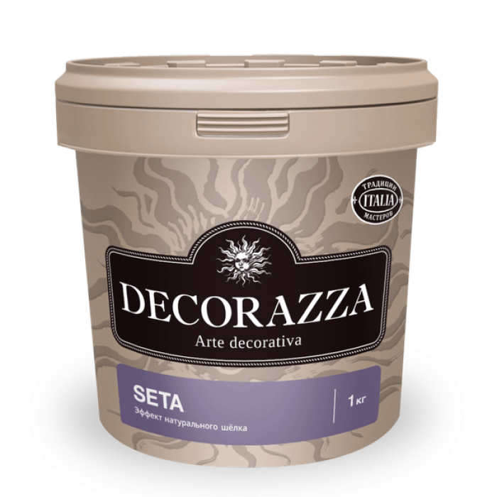 Изображение Декоративное Покрытие С эффектом Натурального Шёлка Decorazza Seta (СЕТА) База Oro