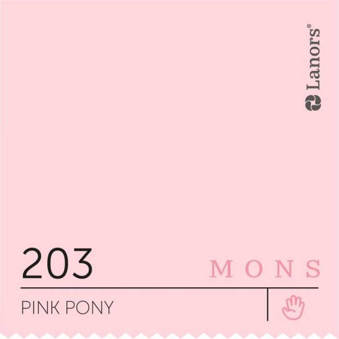 Изображение Краска Lanors Mons Kids Pink Pony — Розовый Пони Mons Satin 12% Блеска