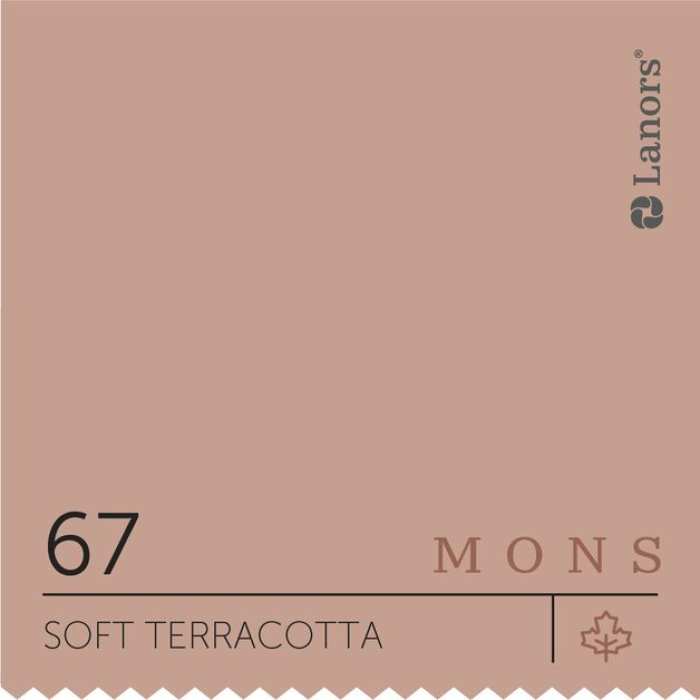 Изображение Краска Lanors mons Времена Года: Осень Soft Terracotta — Нежная Терракота Mons Satin 12% Блеска