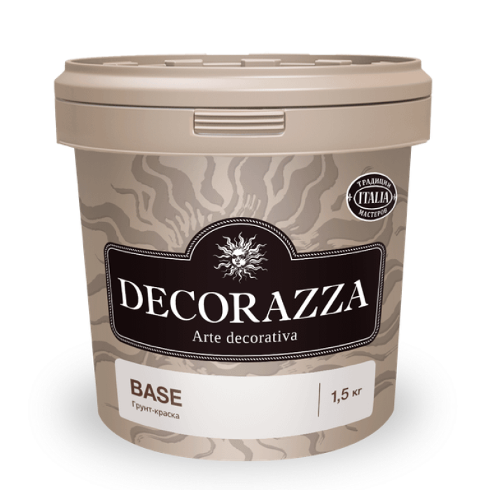 Изображение Подложечная Грунт-Краска Для Нанесения Под Декоративные Покрытия Decorazza Base (БЭЙС)