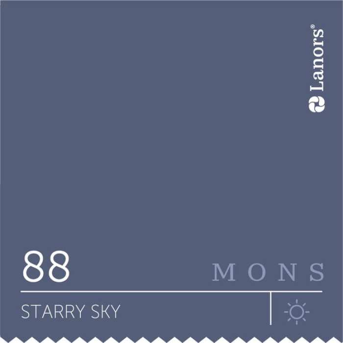 Изображение Краска Lanors mons Времена Года: Лето Starry Sky — Звездное Небо Mons Satin 12% Блеска