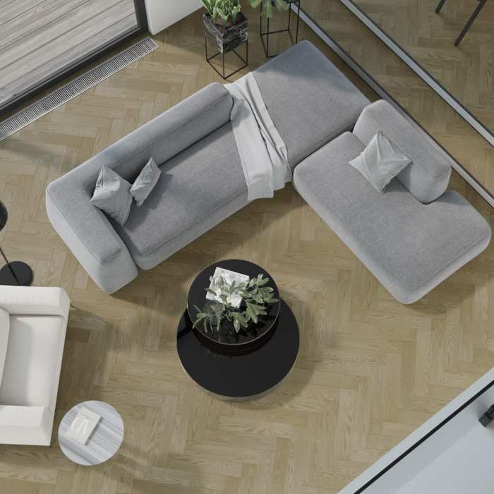 Кварцевый паркет Quartz Parquet Английская ёлка Дуб Карельский 33-419 №3