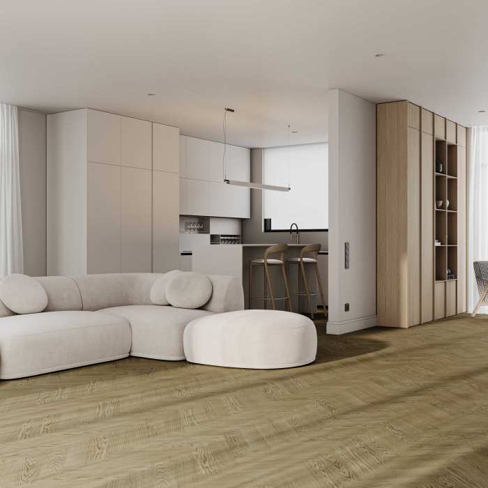 Кварцевый паркет Quartz Parquet Штучный паркет Дуб Конго 44-1258-54 №4