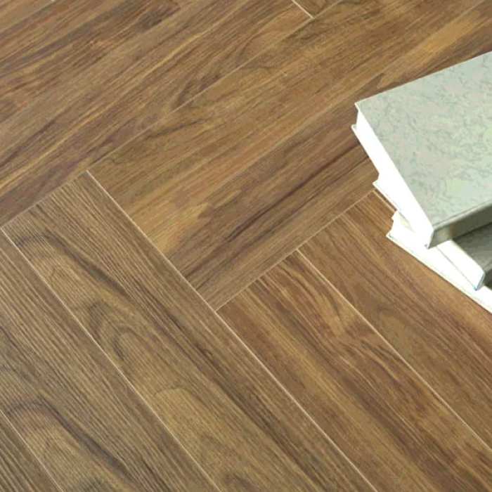 Изображение Каменно-полимерная SPC плитка Respect Floor 2305 Орех Светлый