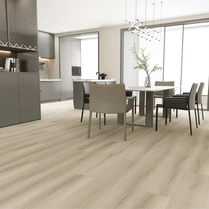 Каменно-полимерная SPC плитка Respect Floor 8309 Дуб Арктик