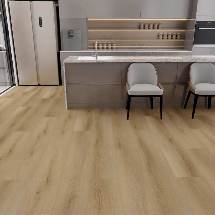 Каменно-полимерная SPC плитка Respect Floor 8312 Дуб Американский