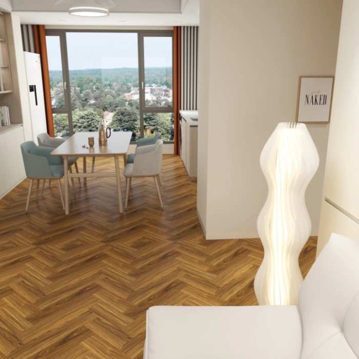 Кварцвиниловый SPC ламинат Union Art Орех Нэш AR03-14