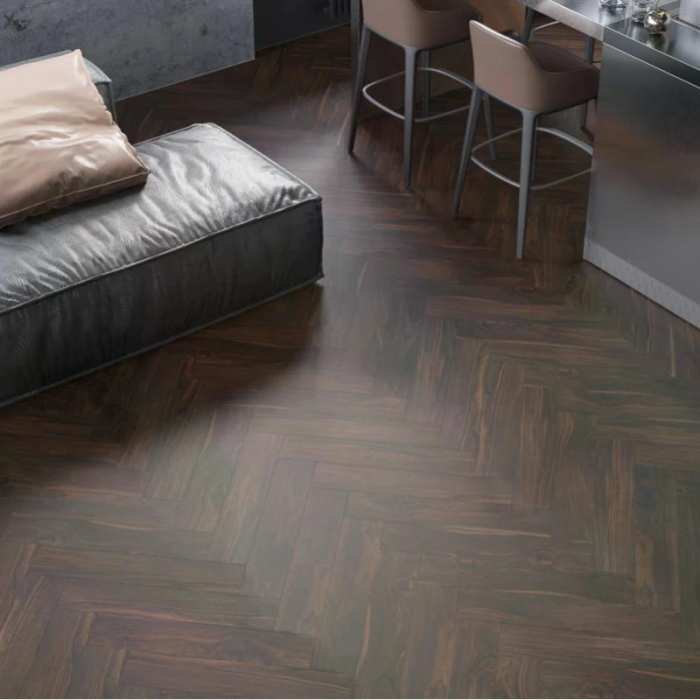 Кварцвиниловая плитка Vinilpol Herringbone Glue 9977 Паркет Да Винчи