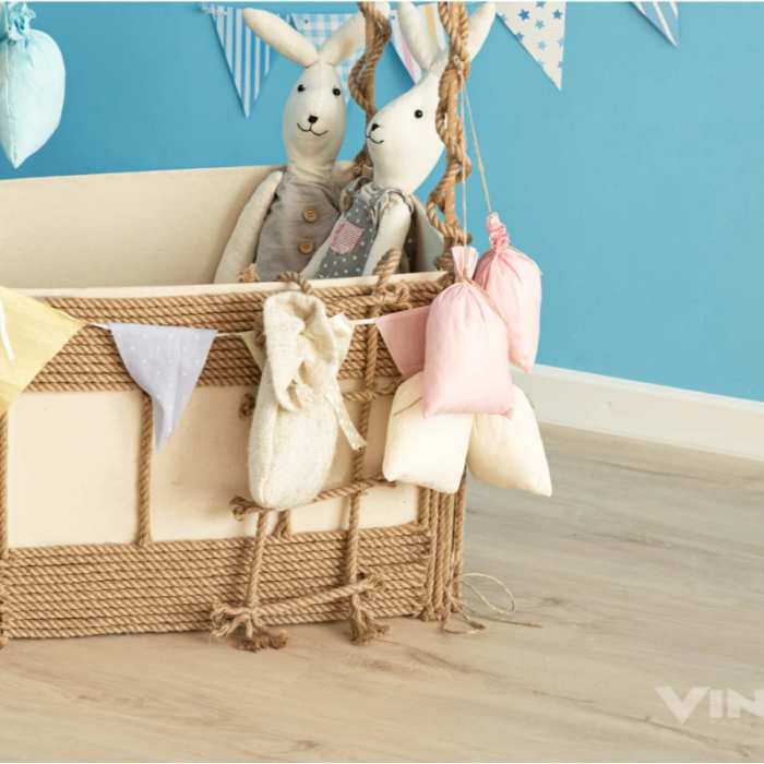 Кварцвиниловая плитка Vinilpol Glue 7893 EIR Дуб Сиена №5