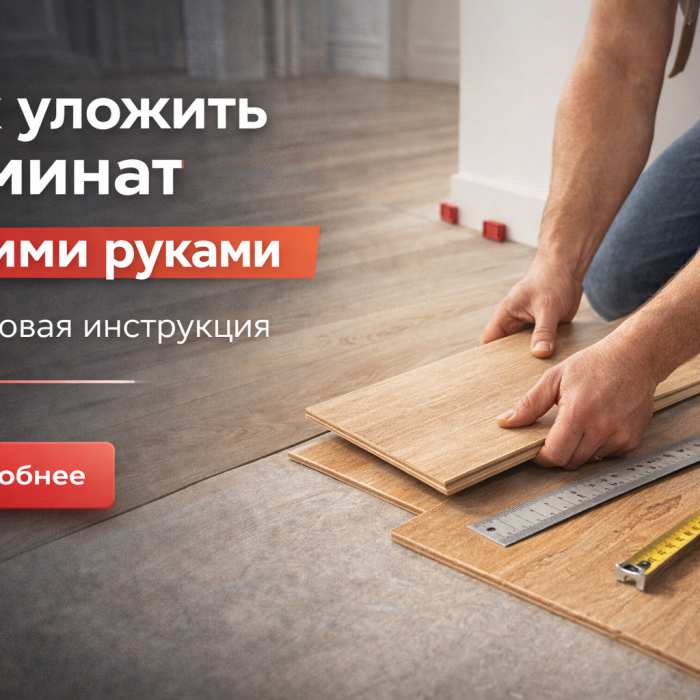 Укладка ламината своими руками: пошаговая инструкция