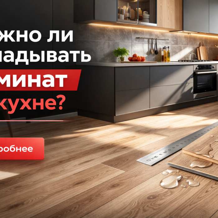 Можно ли укладывать ламинат на кухне?