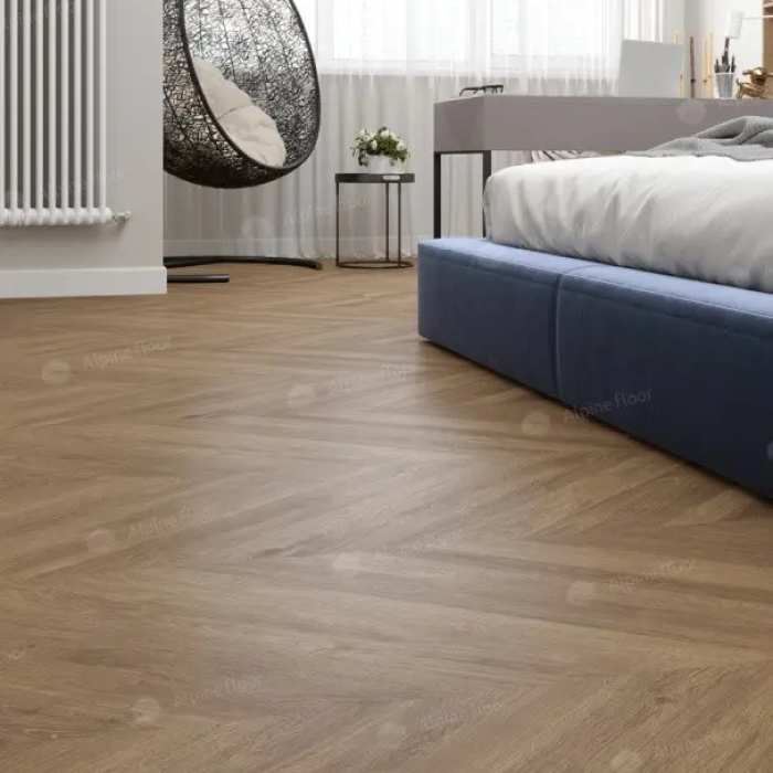 Кварцвиниловая плитка ПВХ Alpine Floor Easy Line ECO 3-25 Французская ёлочка №4