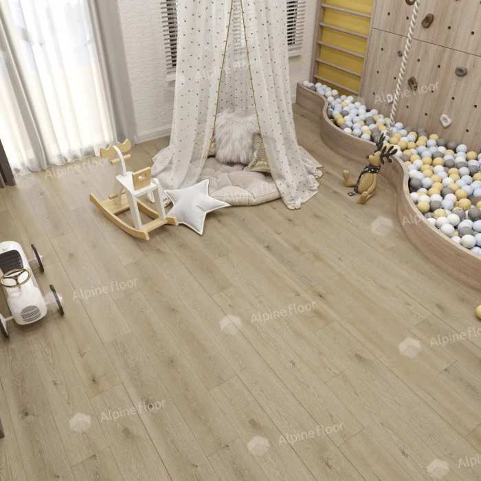 Кварцвиниловая плитка ПВХ Alpine Floor Easy Line ECO 3-27 Дуб Миндальный №2