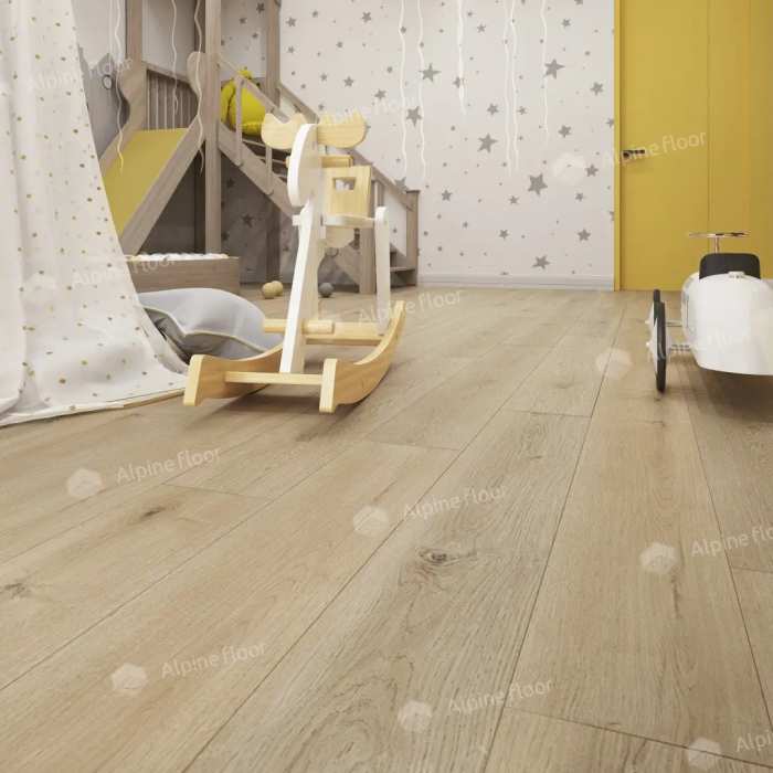 Кварцвиниловая плитка ПВХ Alpine Floor Easy Line ECO 3-27 Дуб Миндальный №3