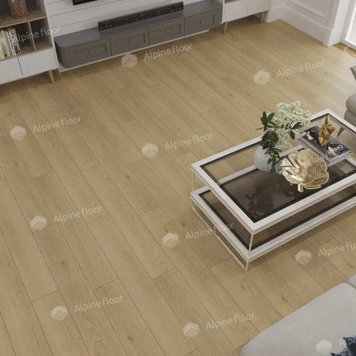 Кварцвиниловая плитка ПВХ Alpine Floor Easy Line ECO 3-37 Дуб Марципановый №4