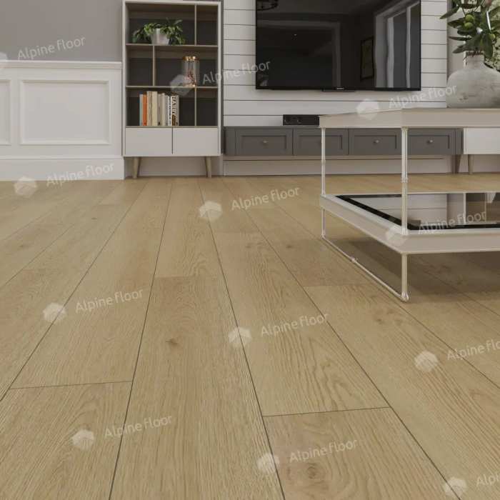 Кварцвиниловая плитка ПВХ Alpine Floor Easy Line ECO 3-37 Дуб Марципановый №3